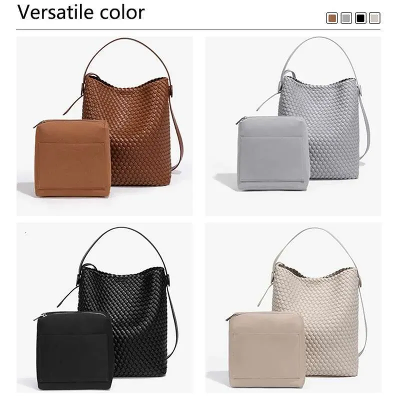 Designer 2025 Woven Bucket Large Crossbody Casual Shoulder Hobo Leather Shopping Fashion Summer Beach Tote Bags Bag_voghion.com