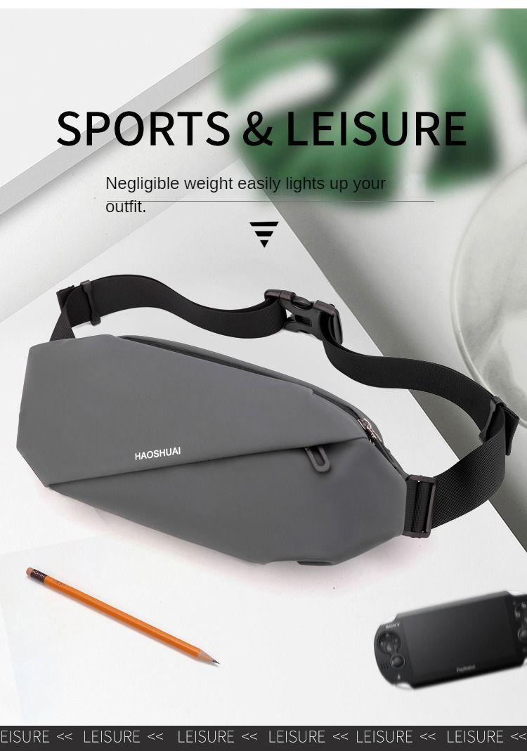Designer men's fanny pack Multi-functional and Stylish Men's Fanny Pack for Casual Use and Running_voghion.com