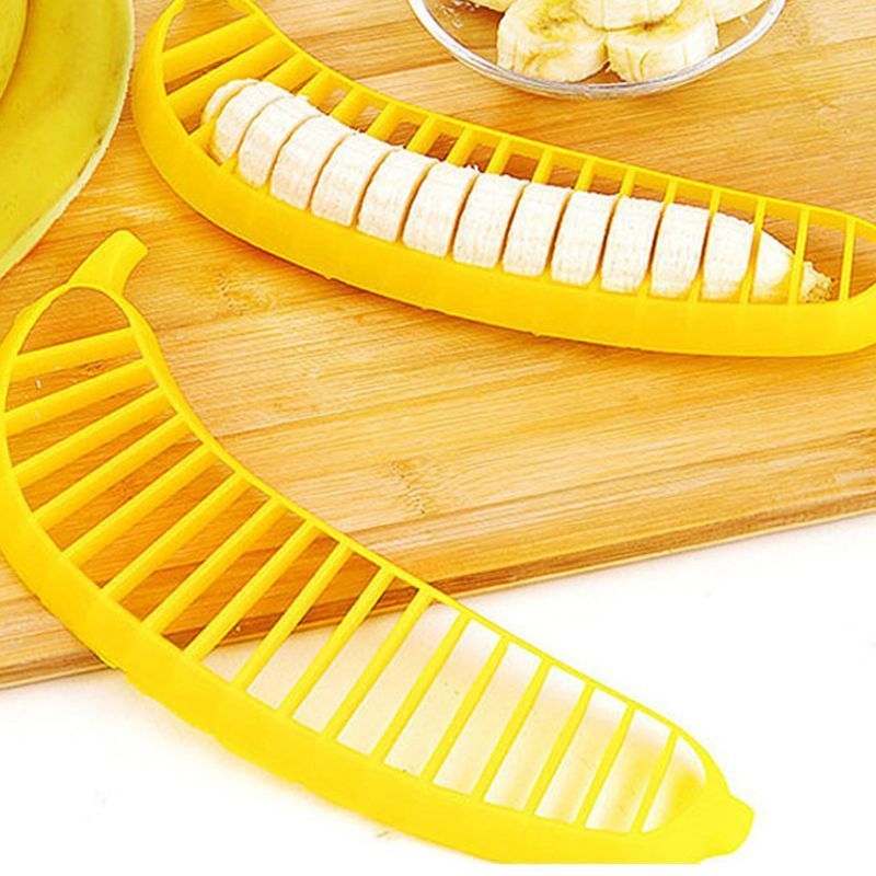 Plastic Slicer For Kids Banana Cutter Separator Knife Fruit Salad Kitchen Supplies_voghion.com