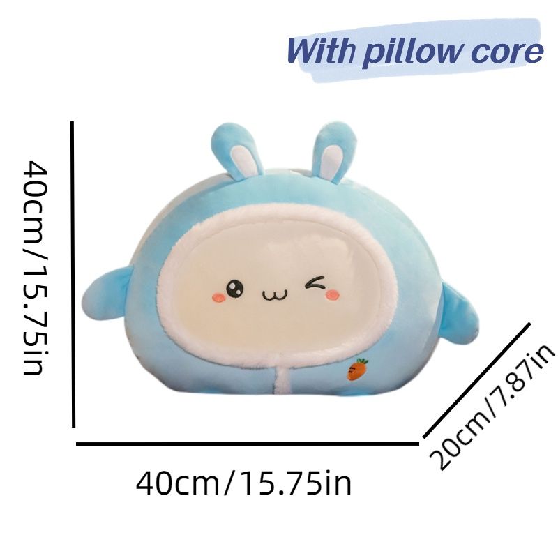 Plüschkissen mit Cartoon-Motiv für Büro, Auto und Freizeit, koreanischer Stil, weiche Baumwollfüllung, 40 x 40 x 20 cm_voghion.com