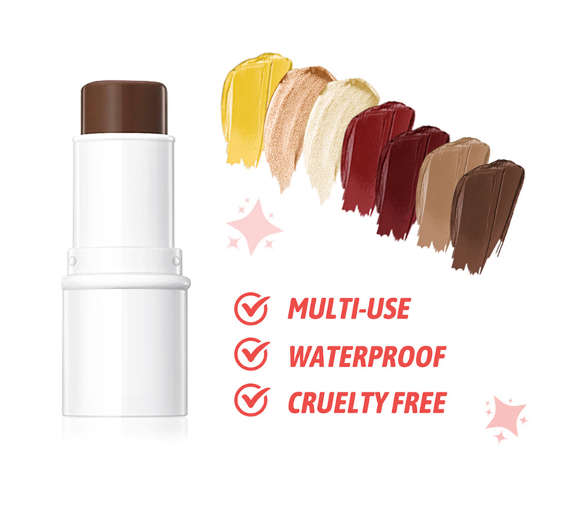 carina Multifunctionele make-up Driedimensionale hoogglans poederblusher rouge lip Kleurreparatiestick_voghion.com