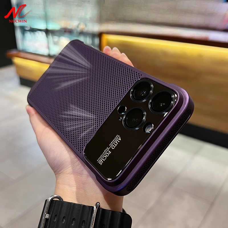 Frameless thermal radiation shell for iPhone 12 13 14 Pro Max iPhone 14 Pro 13 Pro Max Big Windows ultra-thin camera protection cover_voghion.com