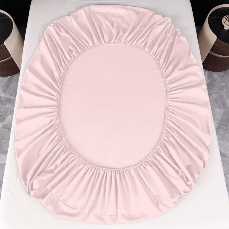 Solid Color Fitted Mattress Protector - Waterproof & Dustproof (Elastic Deep Pocket Hypoallergenic Breathable Fabric Universal Size)_voghion.com