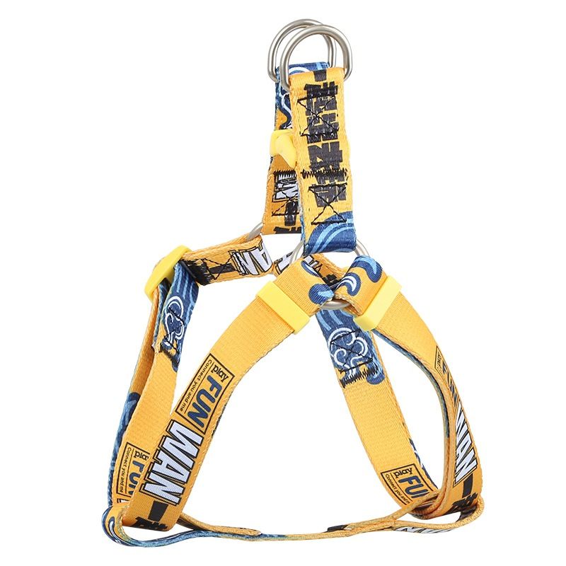 Pet Supplies Walking Vest-Style Reflective Pettorina per cani di piccole dimensioni, set di guinzagli antideflagranti_voghion.com