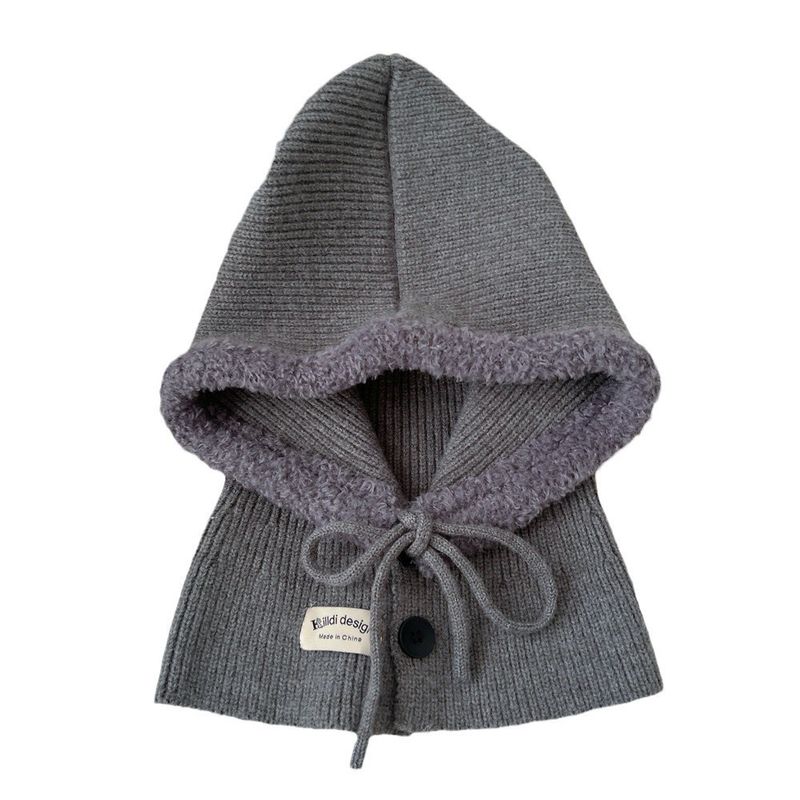 Passamontagna coreano per donna, sciarpa calda invernale, stile coppia, protezione per le orecchie, cappello lavorato a maglia_voghion.com