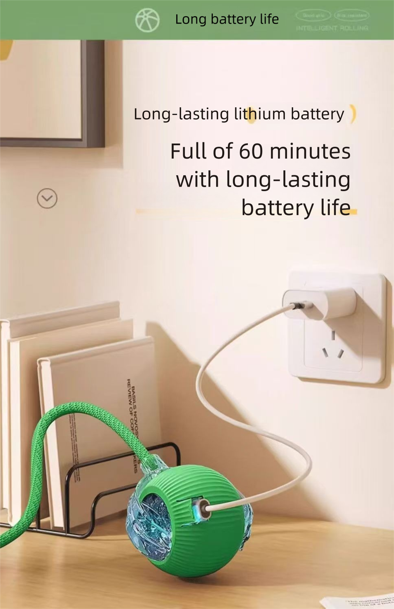 Pet Toy Cat Puppy Boredom Relief Automatic Rolling Electric Smart Walking Teaser Dog Artifact_voghion.com