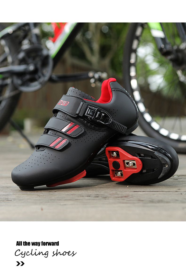 Forår og sommer Mountainbike-låsesko Herre- og damesko til landevejscykler med låsesko Dynamiske cykelsko med hård bund Cykelsko med bred bund_voghion.com