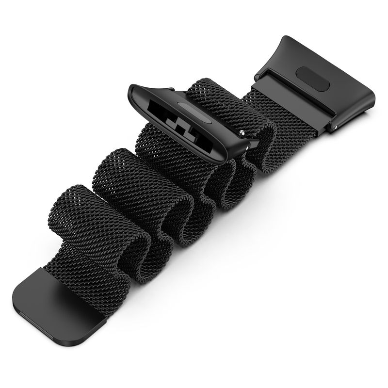 Pro Xiaomi Redmi Watch 3 / Mi Watch Lite 3 Milanese Metal Watch Band (černý)_voghion.com