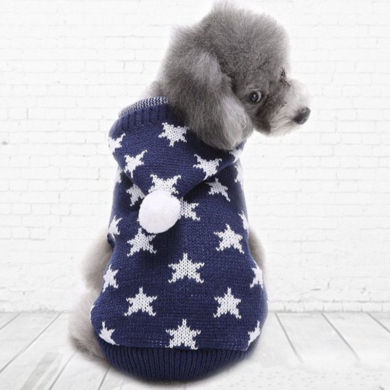 Weihnachten Halloween Teddy Hundekleidung Herbst Winter Haustier Pullover_voghion.com