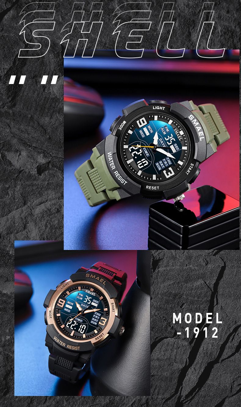 SMAEL nouvelle montre de sport électronique de mode personnalisée montre électrique amovible en alliage pour hommes_voghion.com