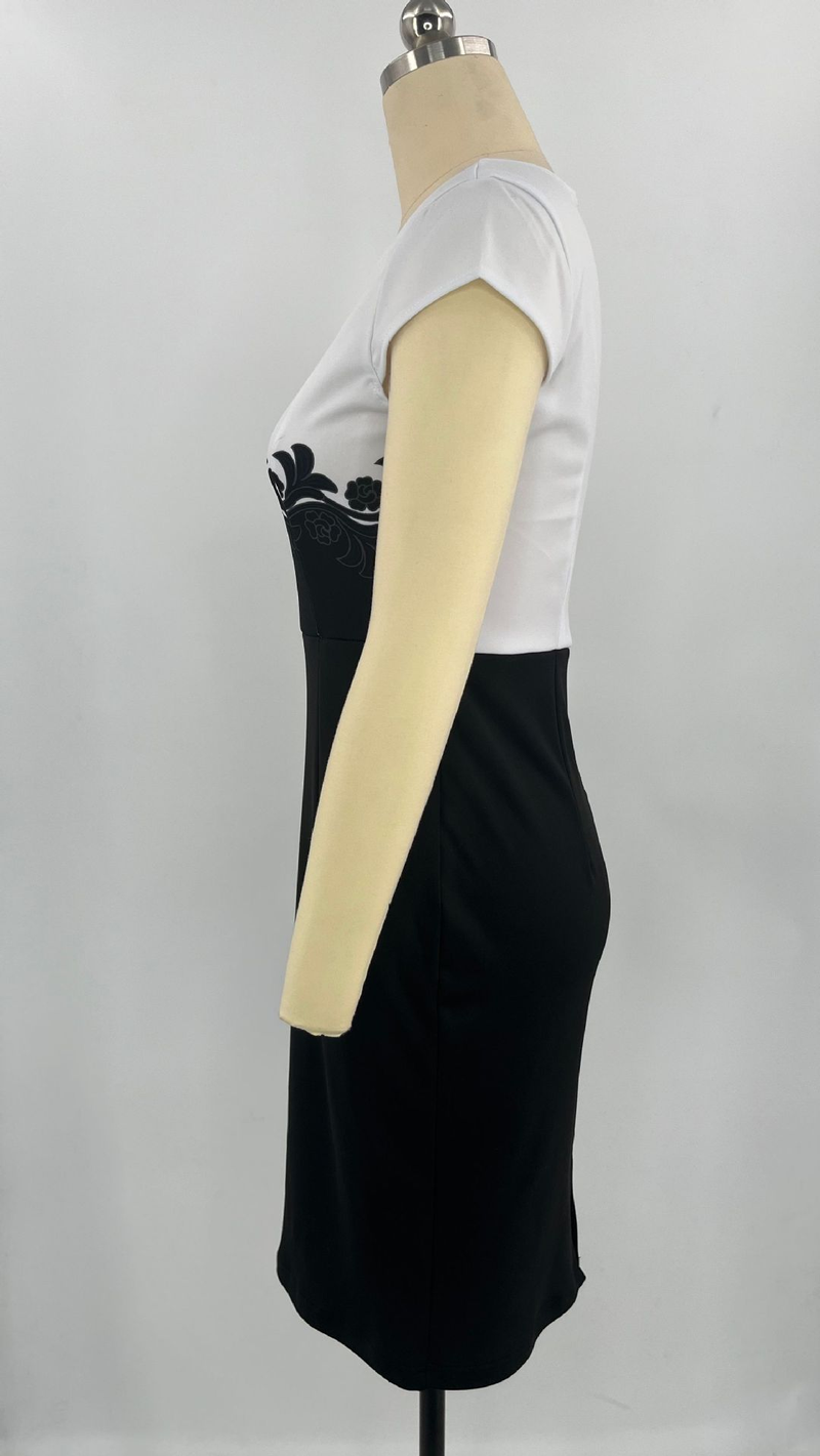 Robe taille haute pour femmes, jupe portefeuille professionnelle, jupe crayon, ensemble deux pièces_voghion.com