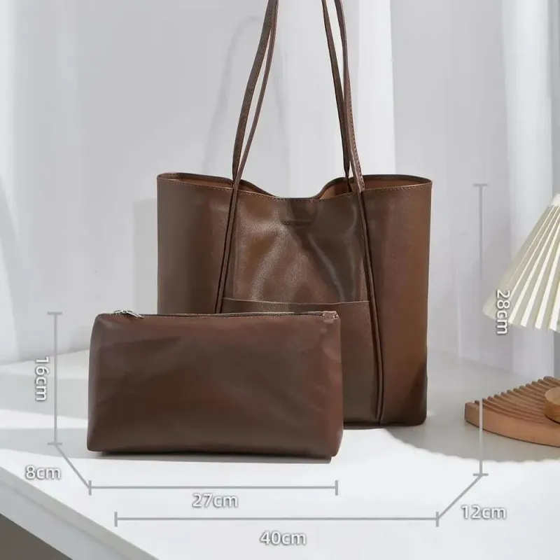 Designer 2025 Tragbarer Gemüsekorb Mutter und Sohn 2-teilige Damentasche, 2024 Neue Fashion Bucket Messenger Joker Bag_voghion.com