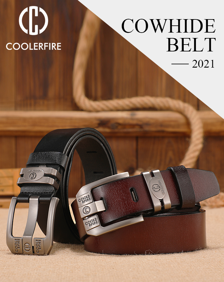 HOT Genuine Leather Cowboy Wide High Quality Buckle Belts for Men Brand Leisure Vintage Jeans Strap HQ225_voghion.com