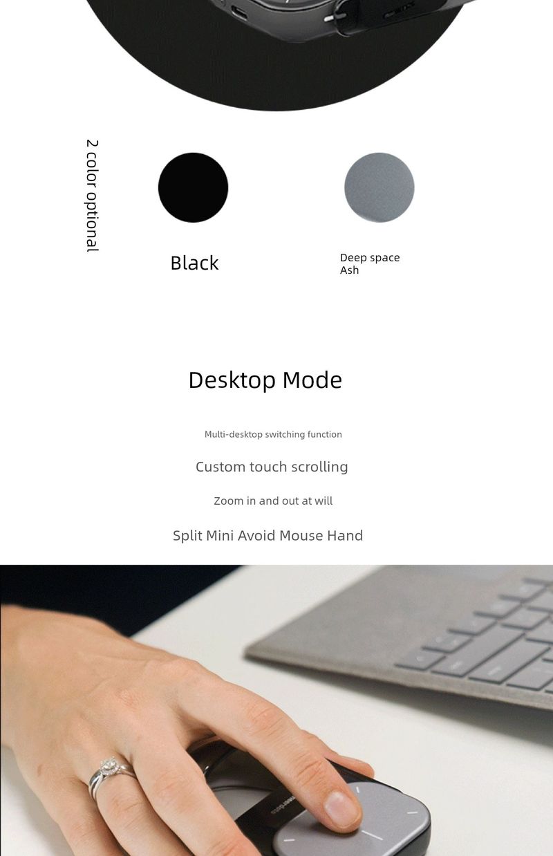 Cheerdots2 Air Pod2 Generation Smart Touch Pad Tdchalk Wireless Lightweight Three-in-One Mouse_voghion.com