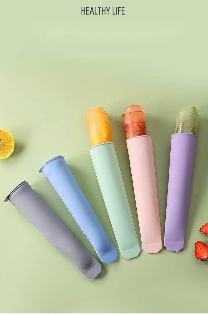 Household Silicone Cube Making Food Popsicle Homemade Ice Cream Mold_voghion.com