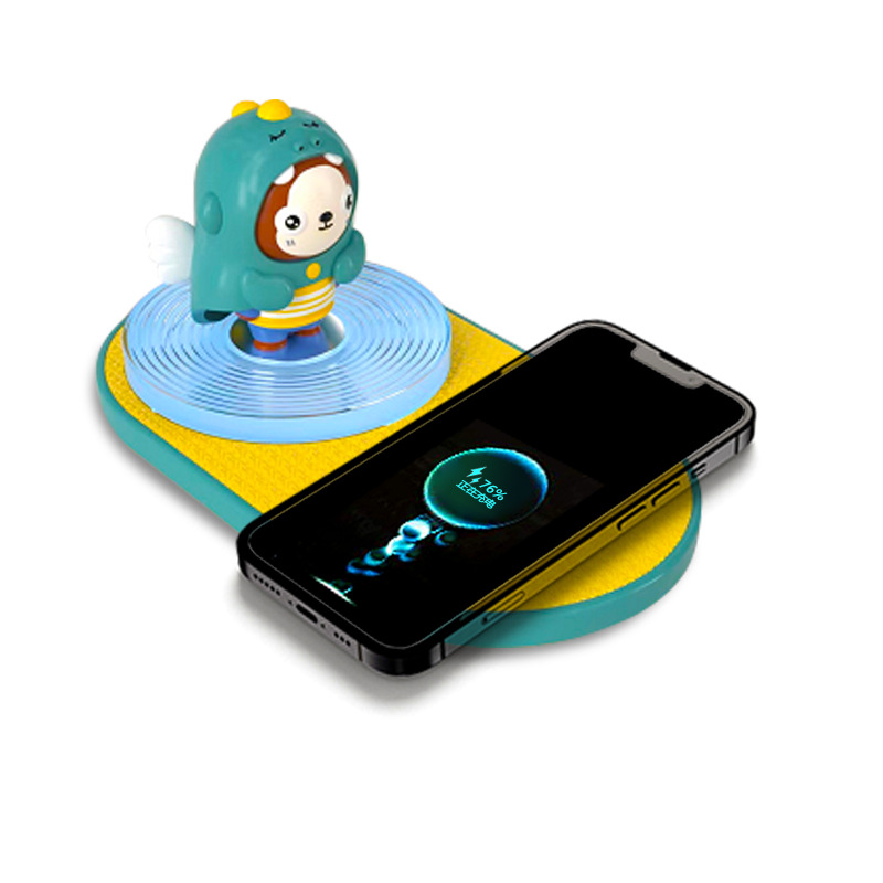 Three In One Night Light Pingguo Android 15W Fast Charging Multifunctional IP Doll Mobile Wireless Charger_voghion.com