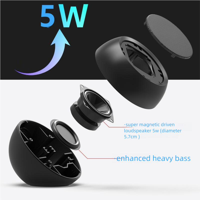 High-Quality Sound USB Type-C Wired Laptop Desktop Computer Universal Speaker With Deep Bass For Music And Gaming_voghion.com
