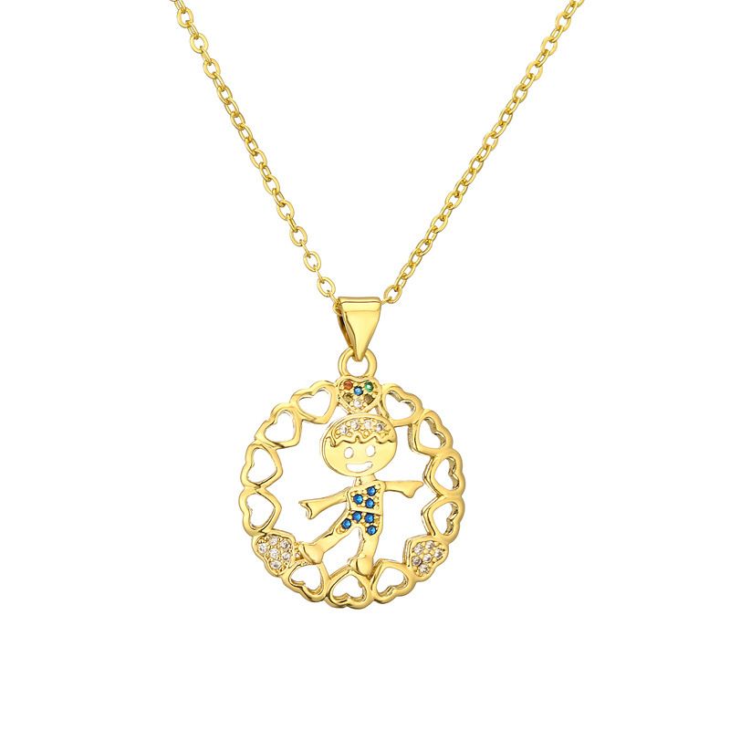 Minimalistische beste Freundin Geburtstagsgeschenk Anhänger Zubehör Jungen Mädchen Mode Diamant besetzte Halskette für Frauen_voghion.com