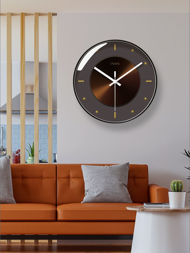 Yipula 7075 Luxury Living Room Modern Simple Elegant Creative Home Wall Clock_voghion.com