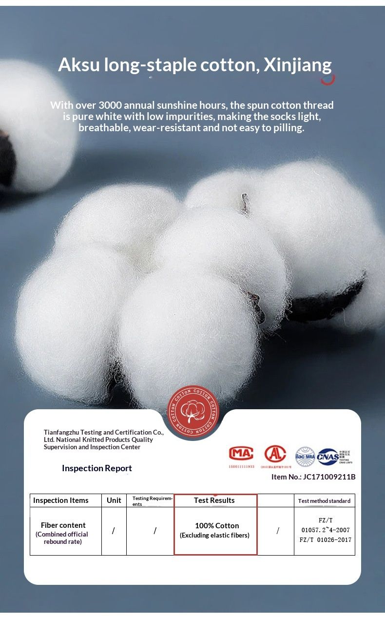 Wangjia Xinjiang Automne Pure Chaussettes Mi-mollet Anti-Odeur Hiver Épaisses Homme Affaires 100% Coton Vente en Gros_voghion.com