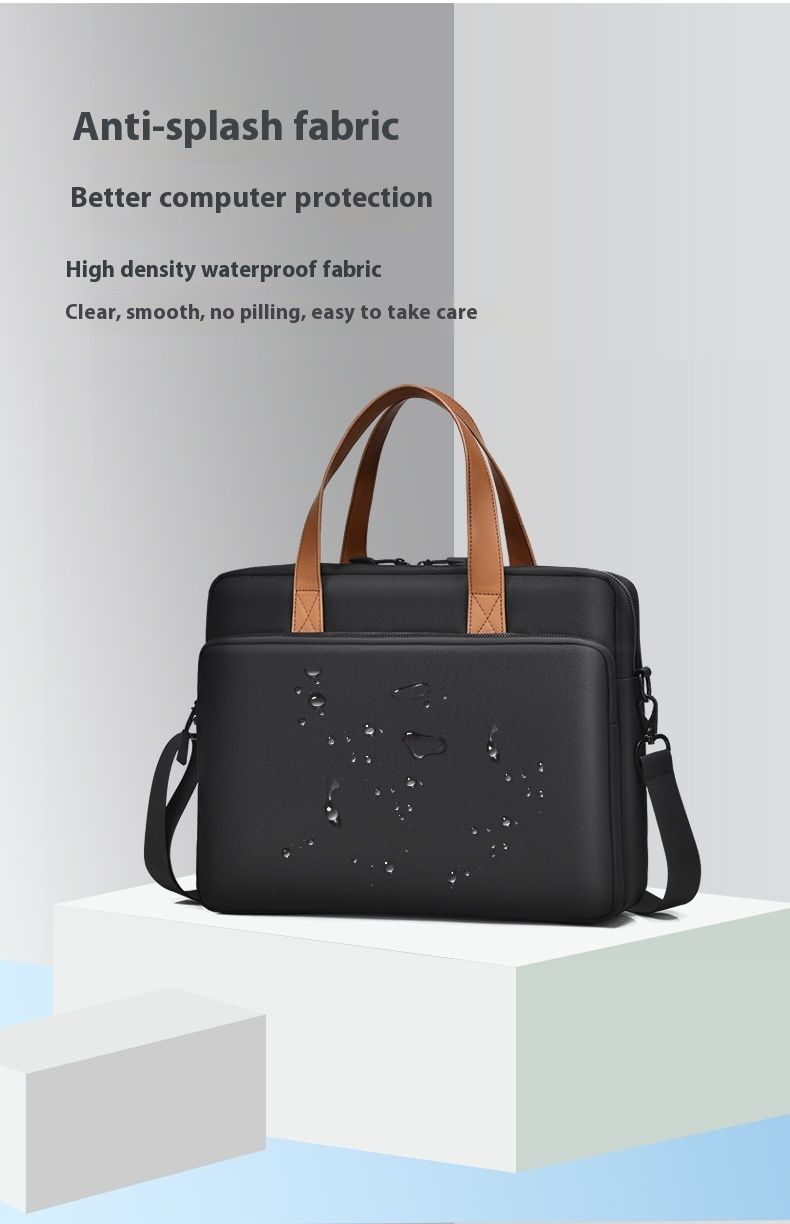 Fashionable And Minimalist Laptop Bag With Full Airbags Trendy Men's And Women's Handbag Suitable For Various Computers_voghion.com