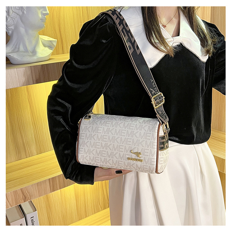 Bolsas femininas 2023 nova moda impressão boston sacos de alta qualidade grande capacidade travesseiro ombro saco do mensageiro_voghion.com