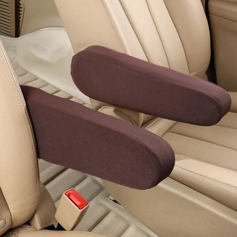Copribraccioli universali per auto, 2/4 pezzi: morbidi elastici, antipolvere, regolabili. 5 colori per protezione e comfort._voghion.com