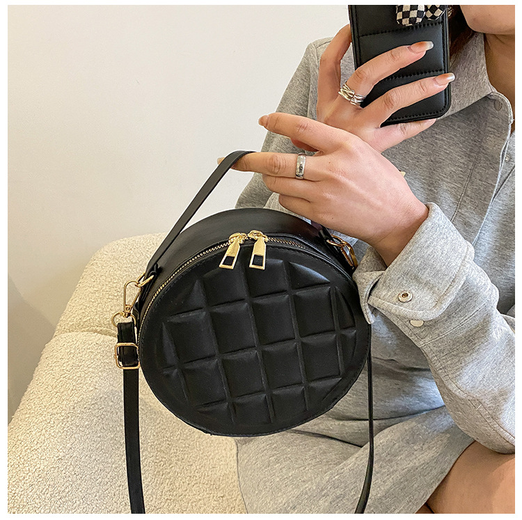 Geantă de mână pentru femei, cu model de tort rotund și pătrat, cu design de nișă de înaltă calitate, cu un singur umăr, tip messenger_voghion.com