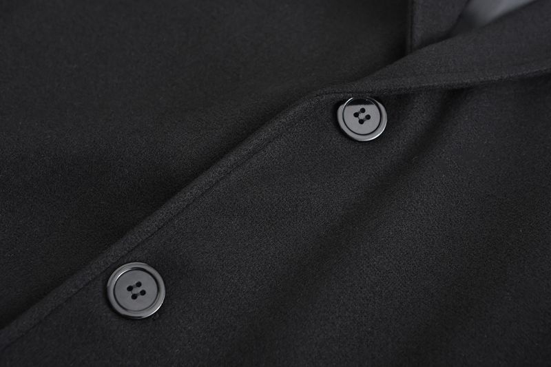 Herenkleding Lente en herfst casual herenpakken voor jongeren, herfst nieuwe heren effen kleur slanke wollen jas_voghion.com