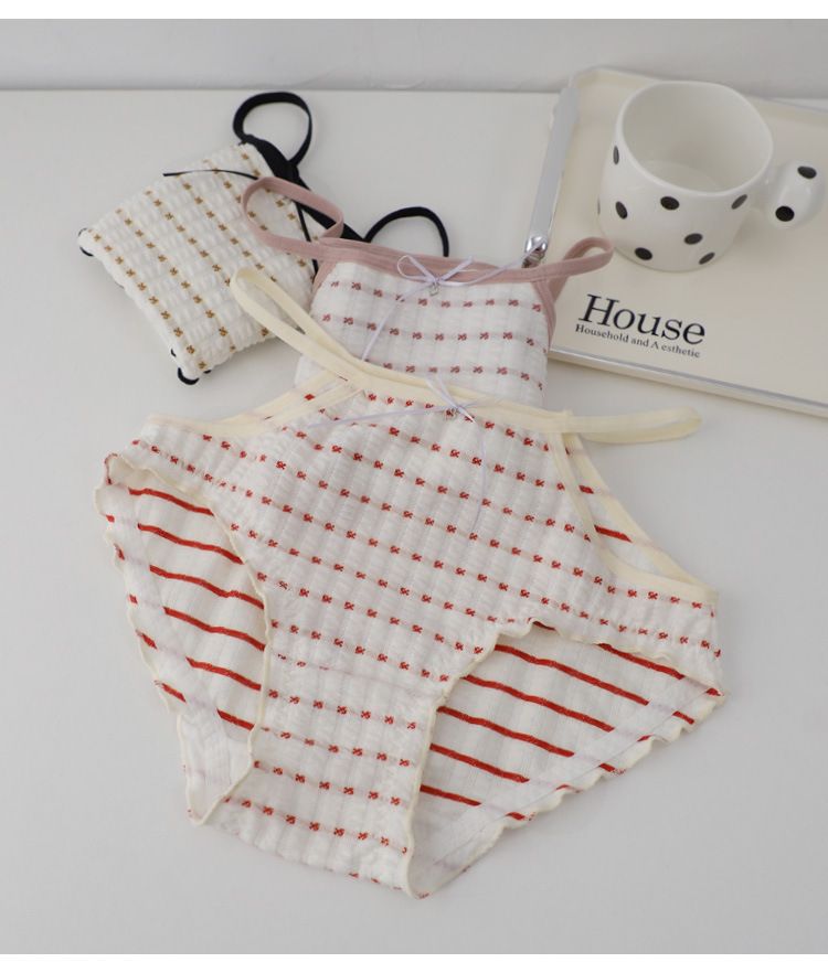 Vintage Fair Island Jacquard Hohltaille Sexy Moud Mëttel Taille Ënnerwäsch Perséinlechkeet Kleng Bauchband Séiss Dräieck Ënnerwäsch_voghion.com