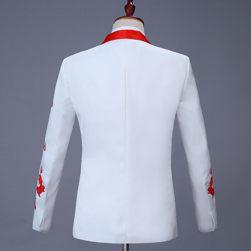 CT Performance Herrenanzug-Set im chinesischen Stil für Erwachsene, Hochzeit, Sänger, Bühne, Chor, Moderator, Kostüm, Abendgarderobe_voghion.com