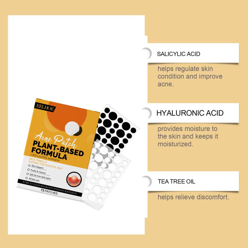 EELHOE Gentle Day And Night Breathable Isolation Protection Oil Control Facial Local Skin Care Acne Patch_voghion.com