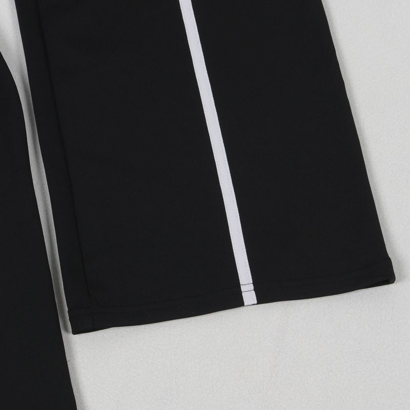 Damenbekleidung Zweiteiliges Set mit Kapuzenpullover mit Bandnähten_voghion.com