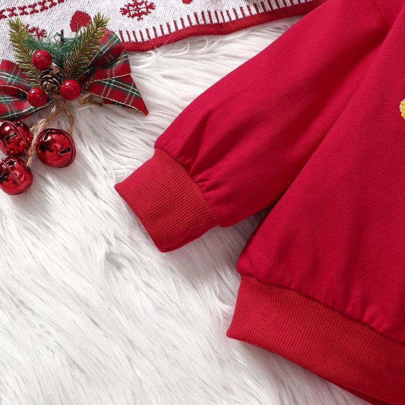 2024 Carino neonato e bambino piccolo abbigliamento per bambini lettera ricamata felpa con cappuccio pantaloni set_voghion.com
