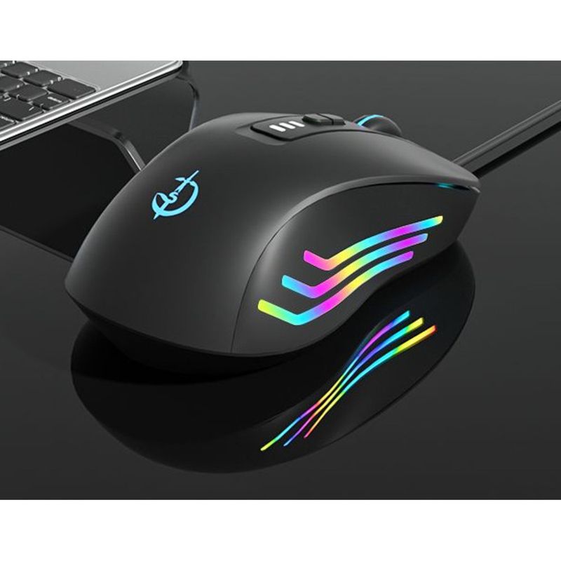 Wired Gaming Mouse Macro Customization, E-Sports Dedicated, Office Silent, Compatible With PC, Laptop, Desktop, USB_voghion.com