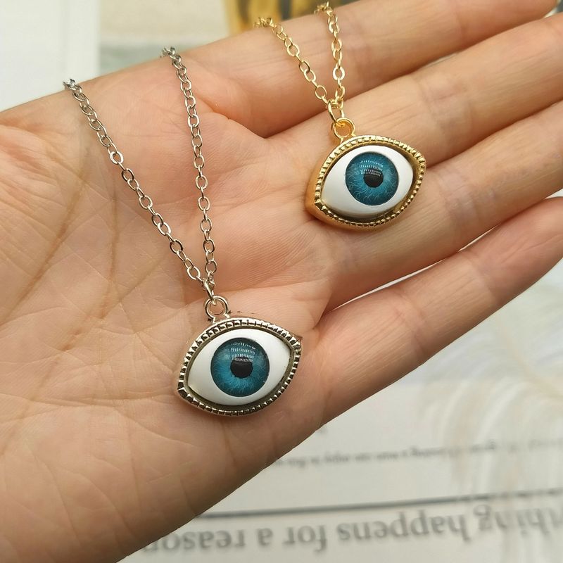 2024 Fashion Charming Gothic Eyeball Vintage Punk evil Eyes Pendant Lucky Evil Eye Necklace Gifts_voghion.com