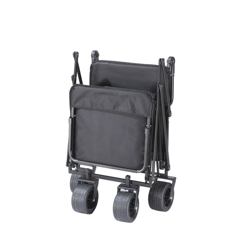 Multifunctional Cross-Border Outdoor Beach Cart, Reclining, Pushable, Foldable Small Cart For Camping_voghion.com