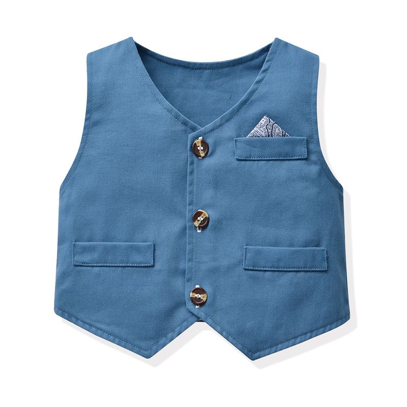 Kid's Clothing Boys vest trousers 2024 autumn children's gentleman suit baby birthday suit one year old dress stylish_voghion.com