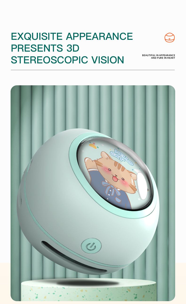 Cartoon Handheld Stofzuiger voor Kinderen & Studenten – Draagbare USB Oplaadbare Mini Stofzuiger (10KPA, 1400mAh, 3 Kleuren, Laag Geluidsniveau)_voghion.com