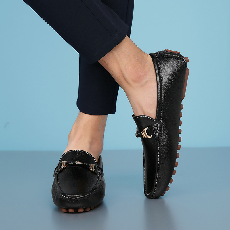 2026 48 Loafers Größe YRZL Herrenmode Fahren Schwarze Loafers Herren Slipper Bequeme Casual Mokassins Herren Loafers_voghion.com