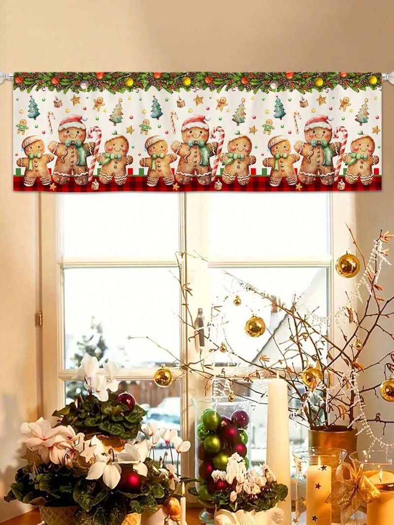 G 7610 2025 New 1 Piece Christmas Theme Curtain Style_voghion.com
