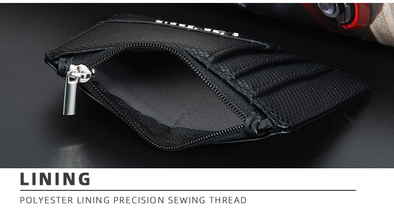 porta carte da uomo baellerry porta carte sottile con cerniera multi-card in stile coreano porta carte di credito semplice e alla moda all'ingrosso_voghion.com