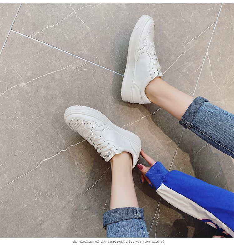 Instagram Genuine New Casual Women's Thick Sole Heightened Sneaker Board Shoes_voghion.com