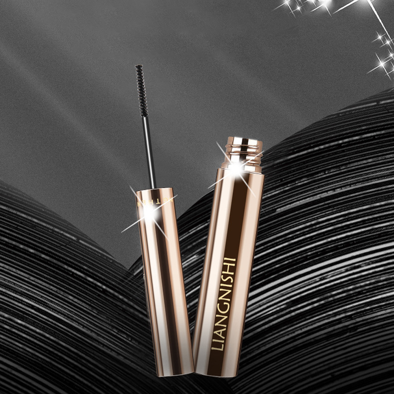 Mascara Ultra-Fine Black Waterproof 3D Silk Fiber Curling Volume Lashes Thick Lengthening Nourish Eyelash_voghion.com