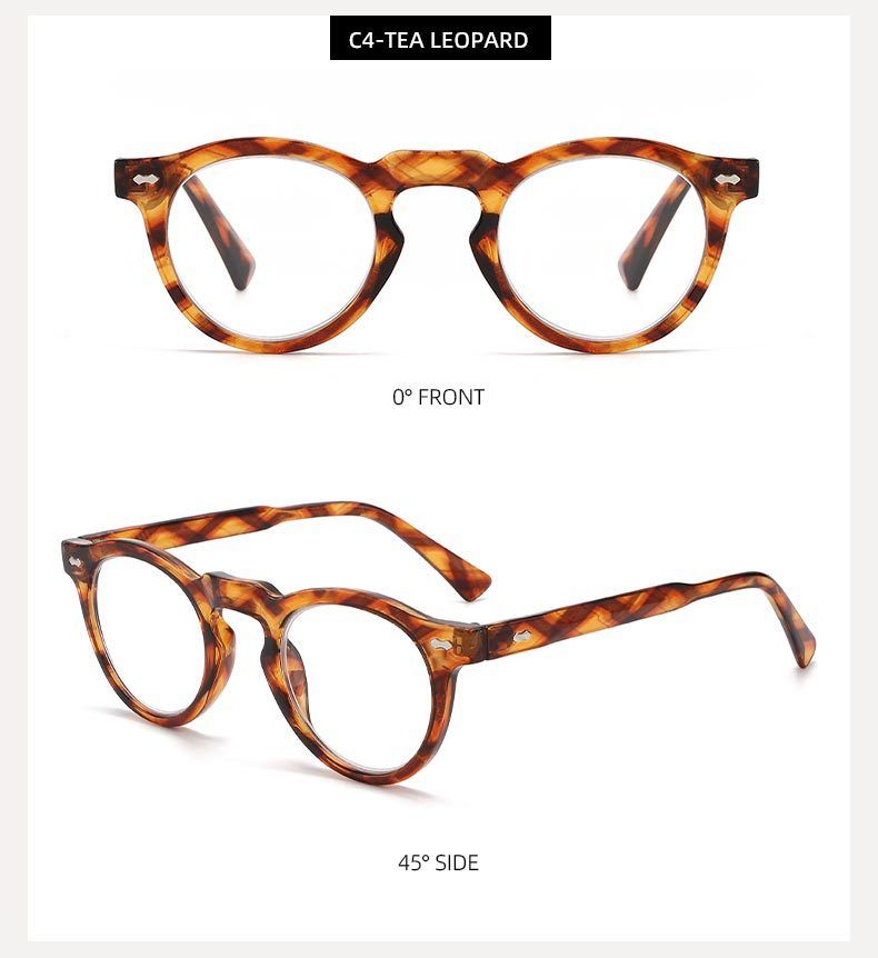 High Quality Japanese Designer Glasses Frame Full Frame Men And Women Trendy HD Reading Glasses Computer Mirror_voghion.com