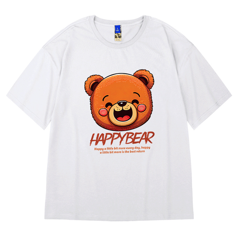 Amerikanische Modemarke Loose T-Shirt Short Fat Plus 5/4 Ärmel China-Chic Large Herren Sommer_voghion.com