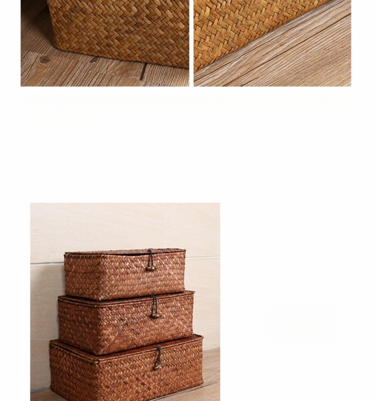 Pugou Rolling Ball 2 Desktop-Organizer, gewebt, nicht mit Rattan überzogen, kreative Aufbewahrungsverpackung für Kosmetika_voghion.com