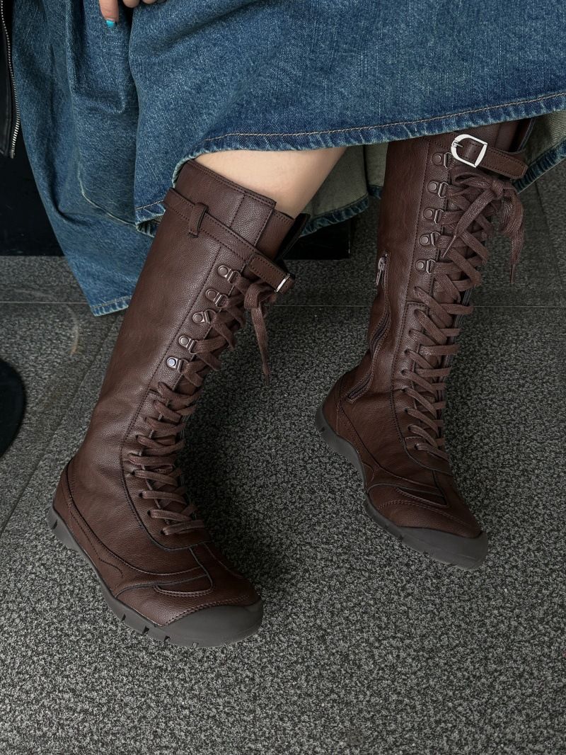 Damen-Boxstiefel SGIRL TWTW Atmungsaktives Boxen für Damen 2025 Sommer High-Top-Trainingsschuhe Vielseitige Casual Martin Short Boots_voghion.com