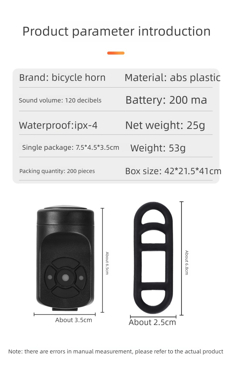 Charging Horn Super Loud Mountain Bike Electric Bell Children's Bicycle Riding Equipment Accessories_voghion.com