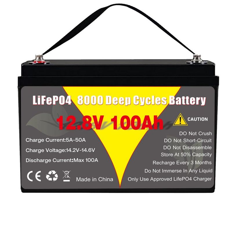 In Stock 12V Lithium Battery 12V100AH RV Lithium Battery Outdoor Lithium Battery LiFePO4 Energy Storage Battery_voghion.com